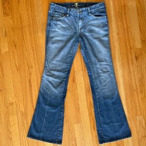 7 for all Mankind “A” Pocket Rhinestone Jeans